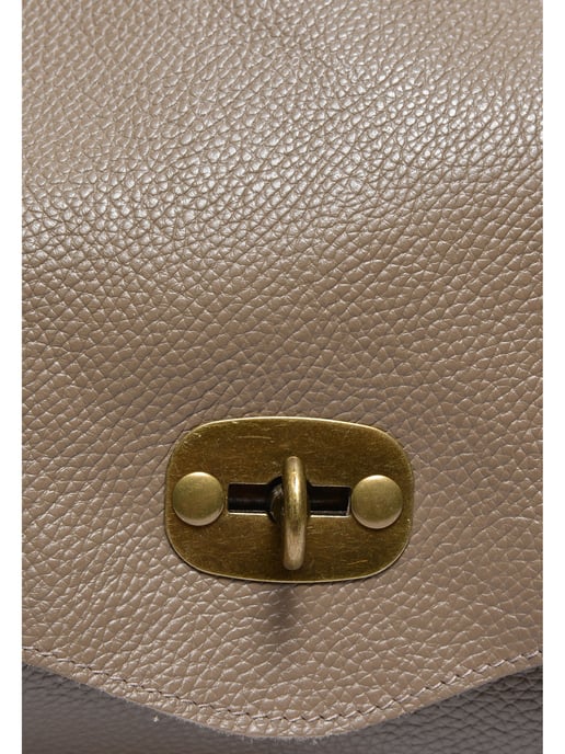 Anna Luchini Beige Rindsledertasche - Image 3