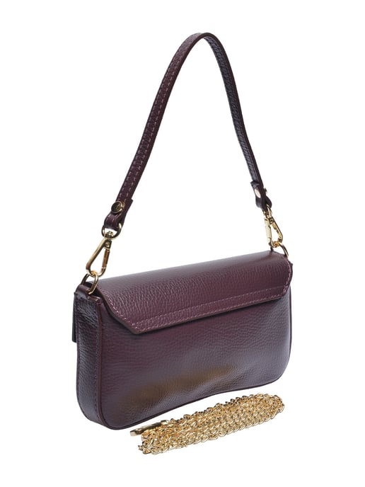 Roberta M Burgund Rindsledertasche - Image 2