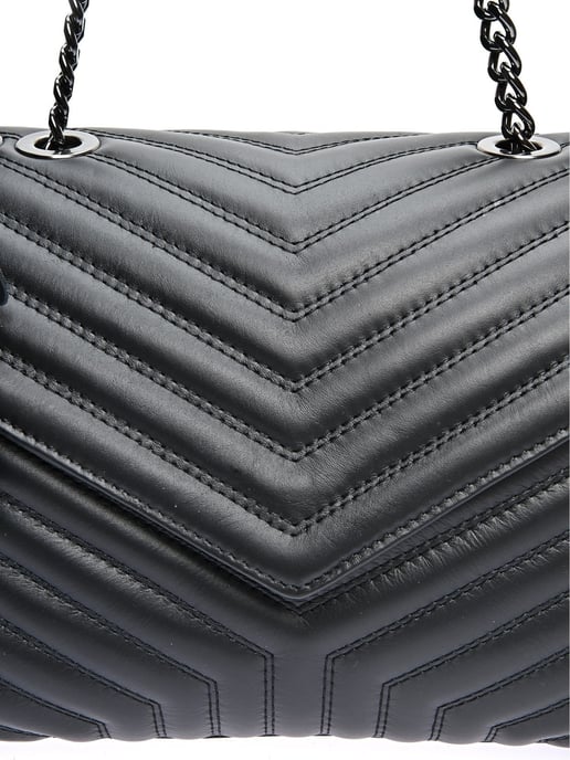 Luisa Vannini SCHWARZ Rindsledertasche - Image 3