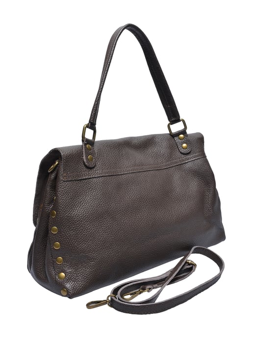 Anna Luchini Kastanienbraun Rindsledertasche - Image 2