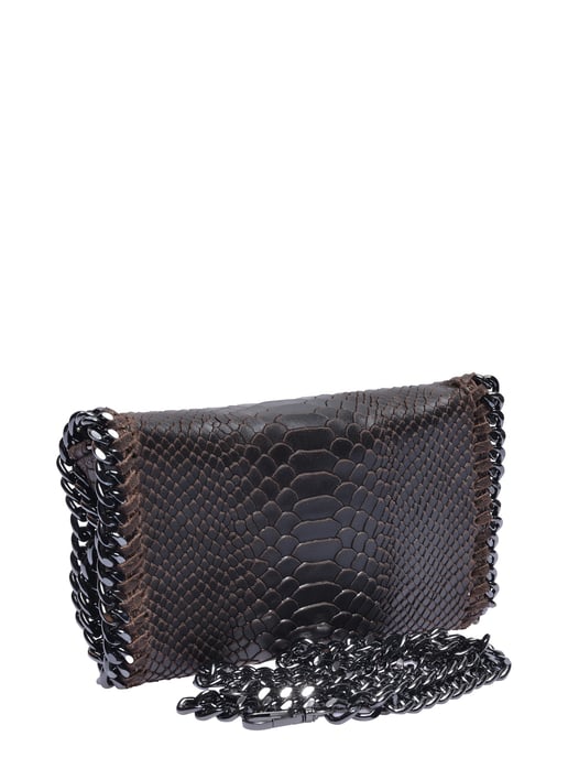 Luisa Vannini Zweifarbig Rindsledertasche - Image 2