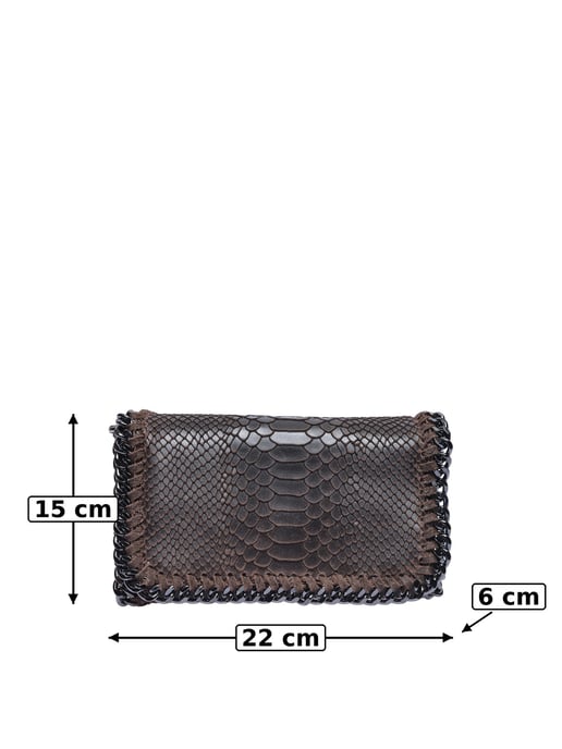 Luisa Vannini Zweifarbig Rindsledertasche - Image 5