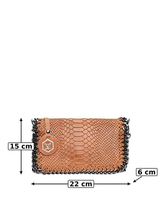 Luisa Vannini COGNAC Rindsledertasche - Image 6