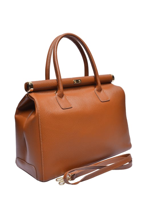Anna Luchini Braun Rindsledertasche - Image 2