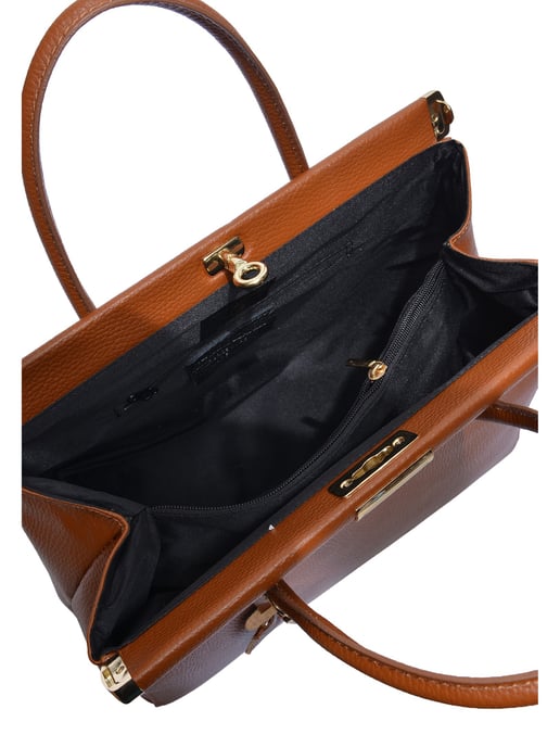 Anna Luchini Braun Rindsledertasche - Image 4