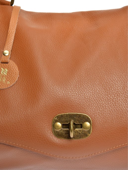 Anna Luchini Braun Rindsledertasche - Image 3