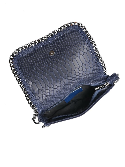 Luisa Vannini Zweifarbig Rindsledertasche - Image 4