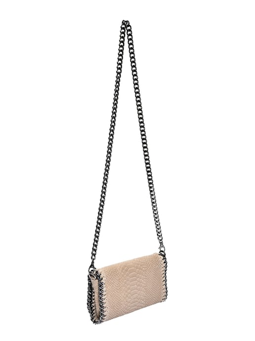 Luisa Vannini Beige Rindsledertasche - Image 2