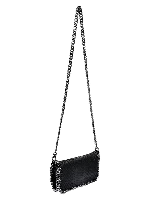 Luisa Vannini SCHWARZ Rindsledertasche - Image 2