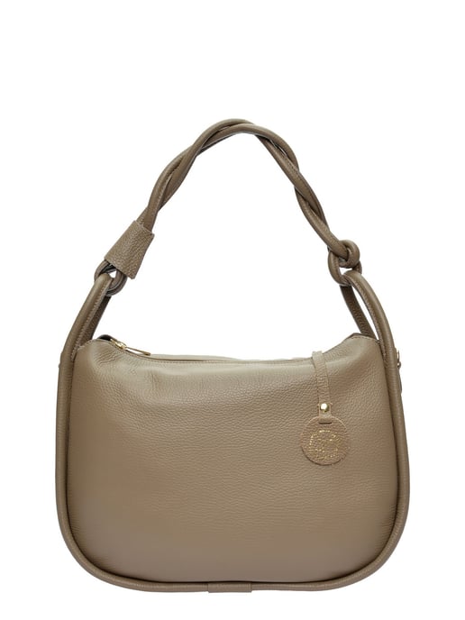 Luisa Vannini Beige Rindsledertasche - Image 1