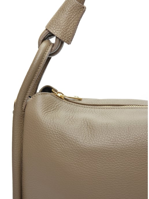 Luisa Vannini Beige Rindsledertasche - Image 3