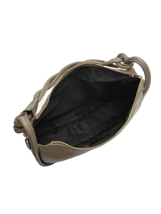 Luisa Vannini Beige Rindsledertasche - Image 4