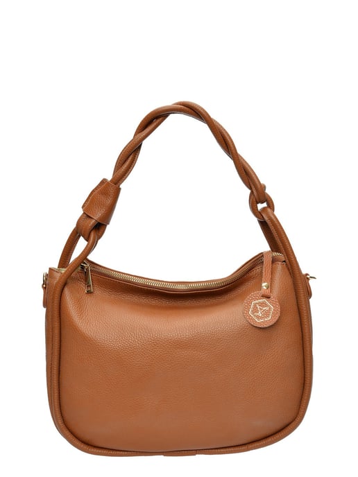 Luisa Vannini COGNAC Rindsledertasche - Image 1