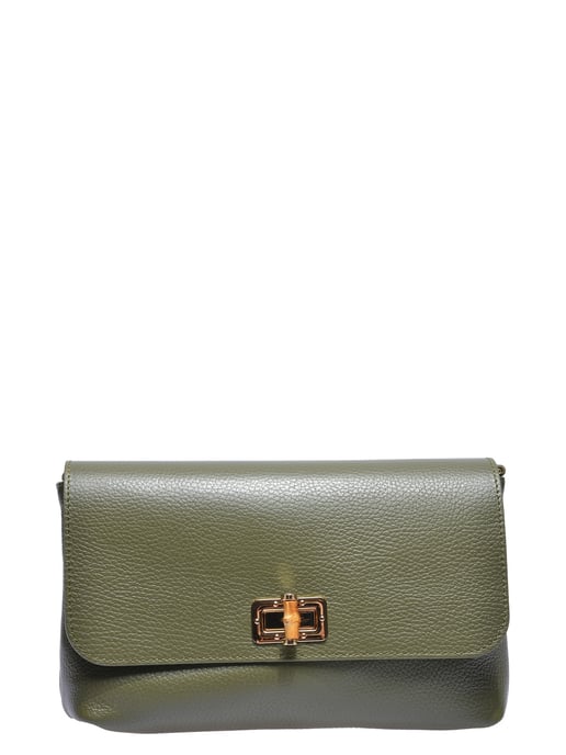 Roberta M Khaki Rindsledertasche - Image 1