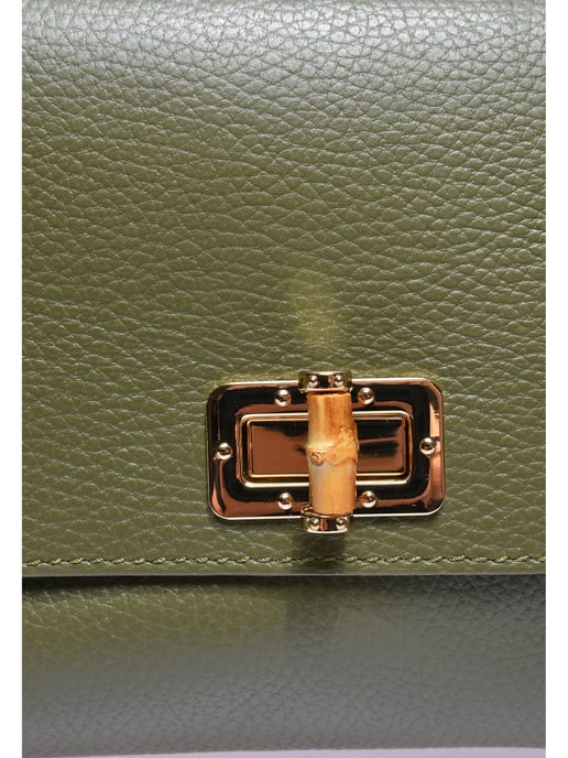 Roberta M Khaki Rindsledertasche - Image 3
