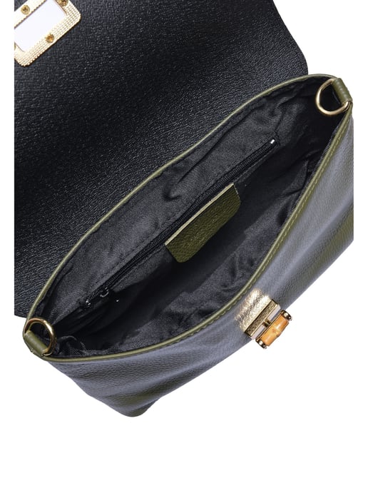 Roberta M Khaki Rindsledertasche - Image 4