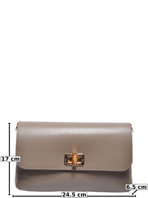 Roberta M Beige Rindsledertasche - Image 5