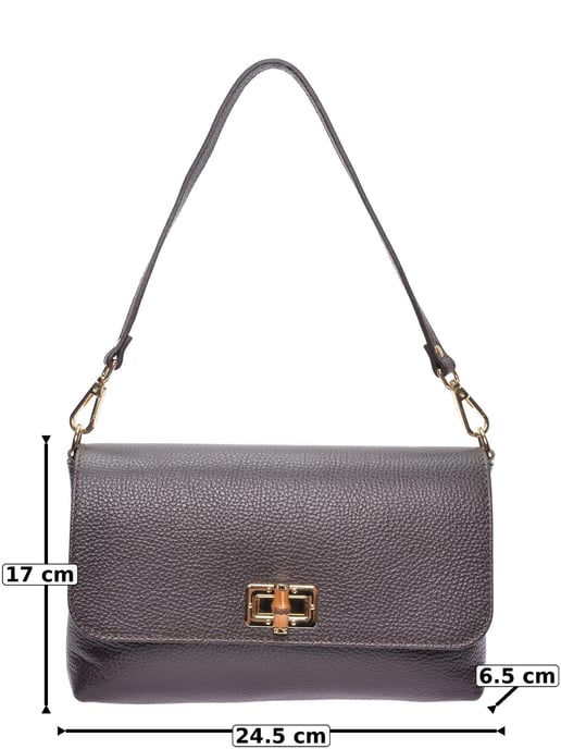Roberta M Kastanienbraun Rindsledertasche - Image 6