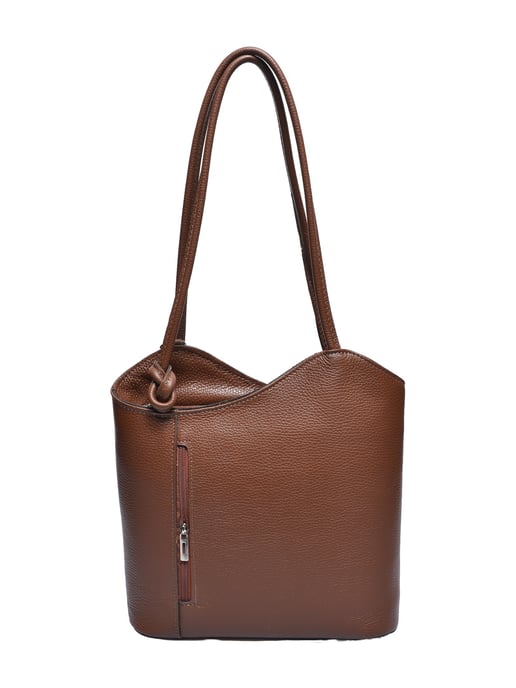 Anna Luchini Kastanienbraun Rindsledertasche - Image 1