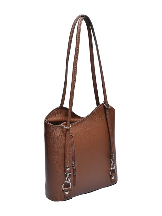 Anna Luchini Kastanienbraun Rindsledertasche - Image 2