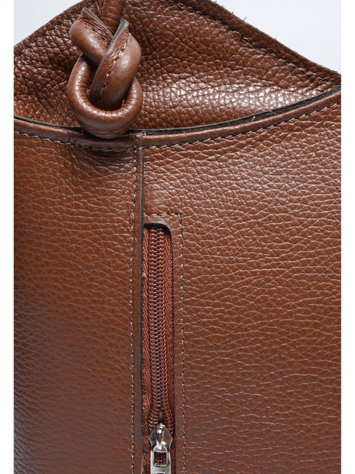 Anna Luchini Kastanienbraun Rindsledertasche - Image 3