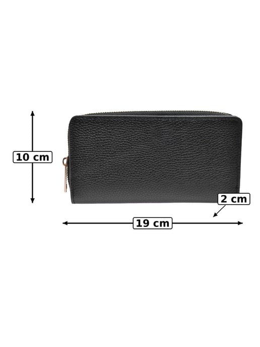 Anna Luchini Schwarz Rindsledertasche - Image 5