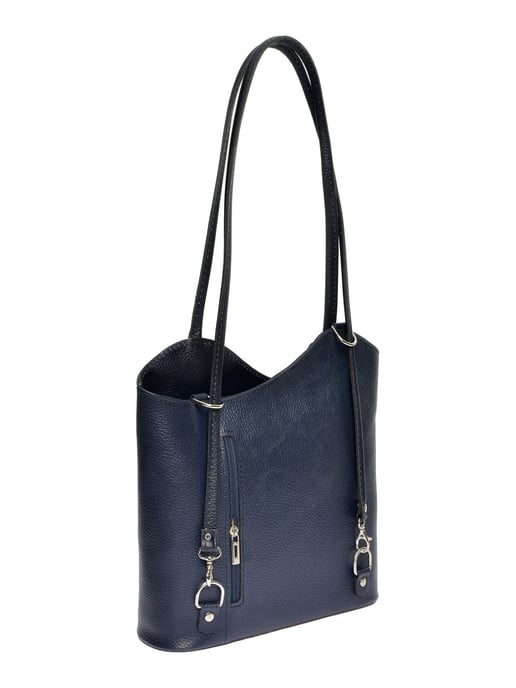 Anna Luchini Blau Rindsledertasche - Image 2