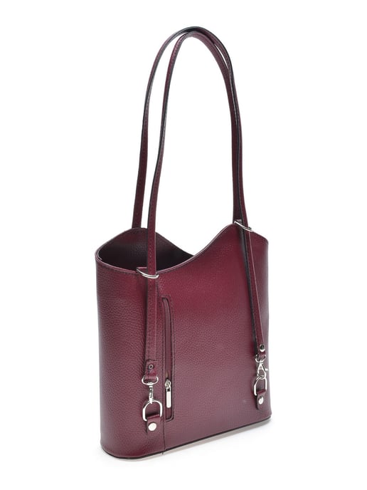 Anna Luchini Weinfarbe Rindsledertasche - Image 2