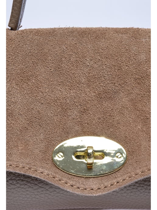 Roberta M Beige Rindsledertasche - Image 3