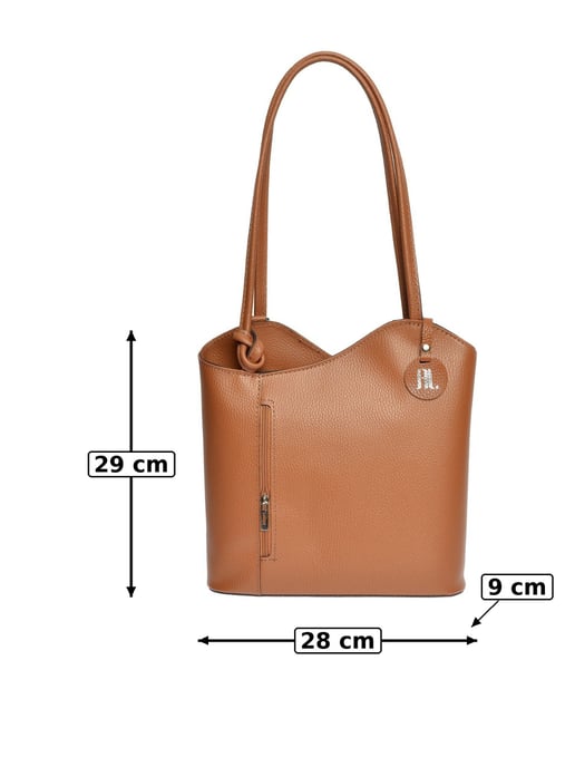 Anna Luchini Braun Rindsledertasche - Image 6
