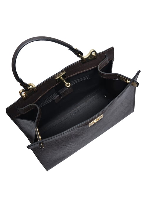 Roberta M Zweifarbig Rindsledertasche - Image 4