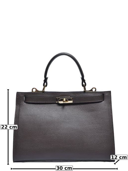 Roberta M Zweifarbig Rindsledertasche - Image 5
