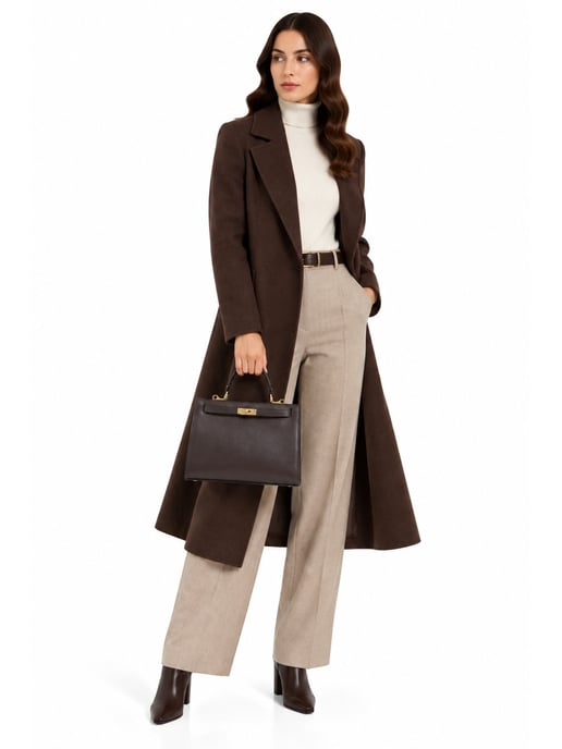 Roberta M Zweifarbig Rindsledertasche - Image 6