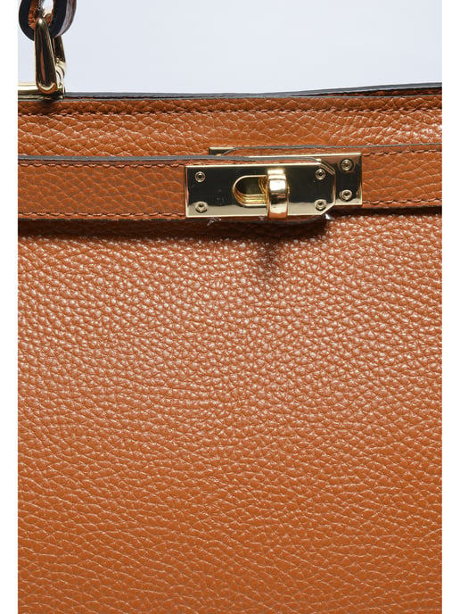 Roberta M COGNAC Rindsledertasche - Image 3