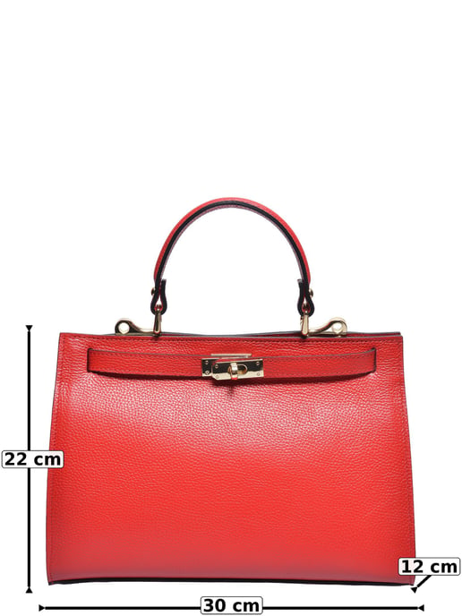 Roberta M ROT Rindsledertasche - Image 5