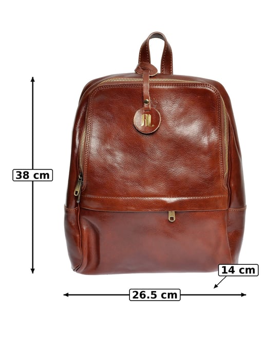 Anna Luchini Kastanienbraun Rindsledertasche - Image 4