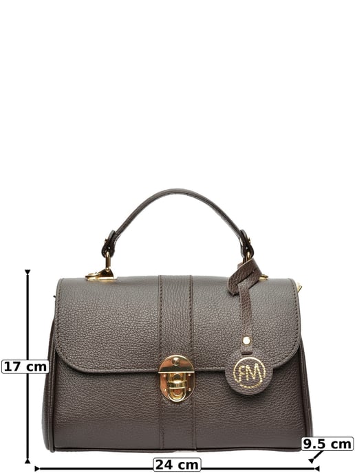 Roberta M Kastanienbraun Rindsledertasche - Image 6