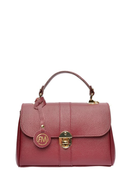 Roberta M Burgund Rindsledertasche - Image 1