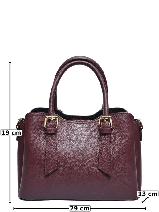 Roberta M Weinfarbe Rindsledertasche - Image 5