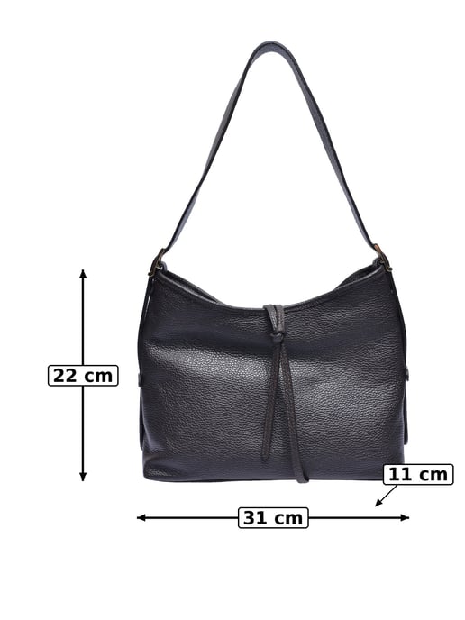 Anna Luchini Kastanienbraun Rindsledertasche - Image 4