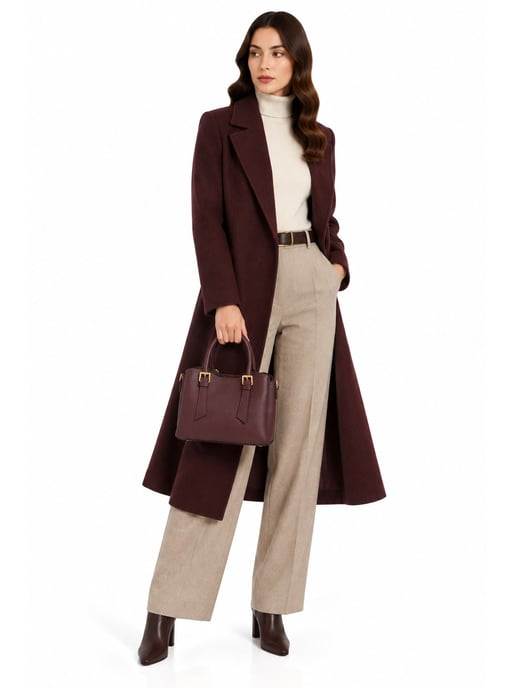 Roberta M Weinfarbe Rindsledertasche - Image 6