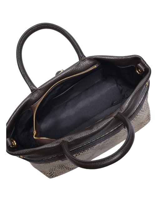 Isabella Rhea Kastanienbraun Rindsledertasche - Image 4