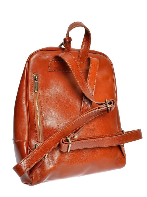 Anna Luchini Braun Rindsledertasche - Image 2