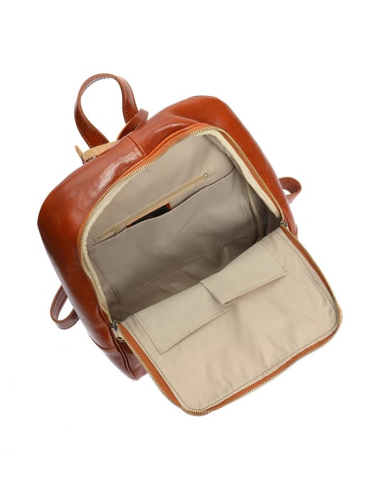 Anna Luchini Braun Rindsledertasche - Image 3