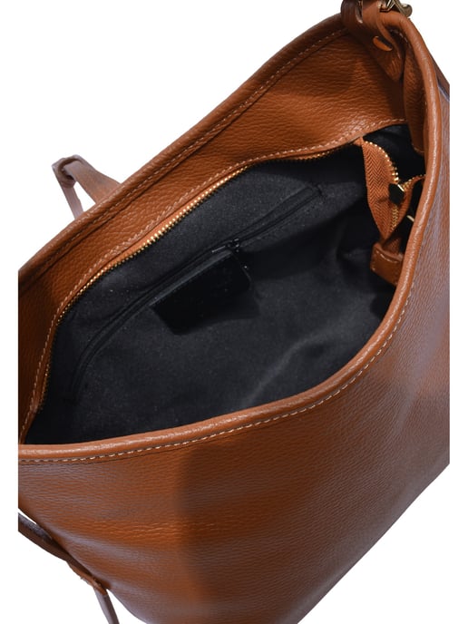 Anna Luchini Braun Rindsledertasche - Image 4