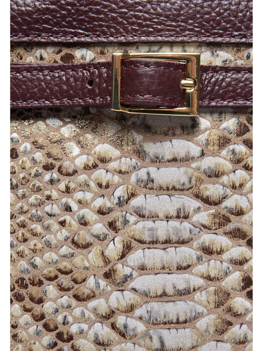 Isabella Rhea Burgund Rindsledertasche - Image 3