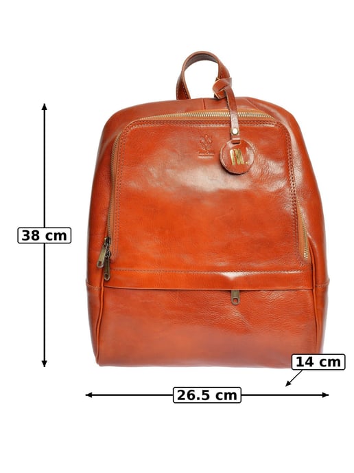 Anna Luchini Braun Rindsledertasche - Image 5