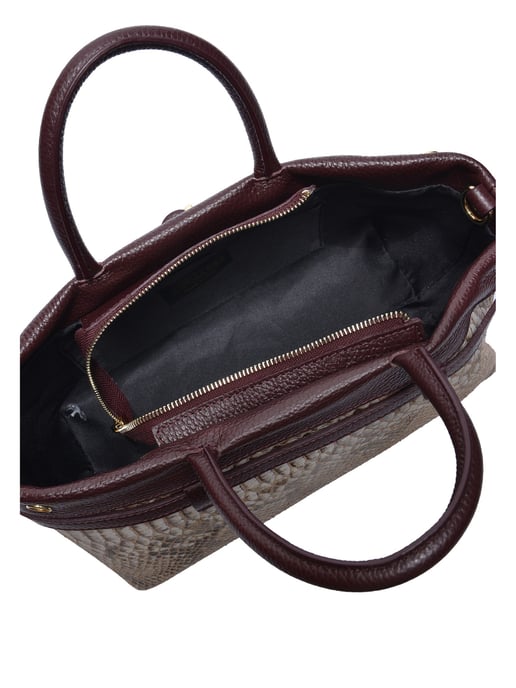 Isabella Rhea Burgund Rindsledertasche - Image 4