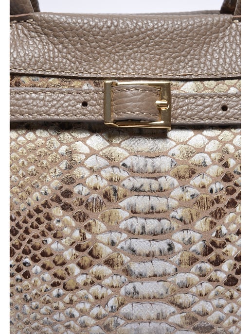Isabella Rhea Beige Rindsledertasche - Image 3