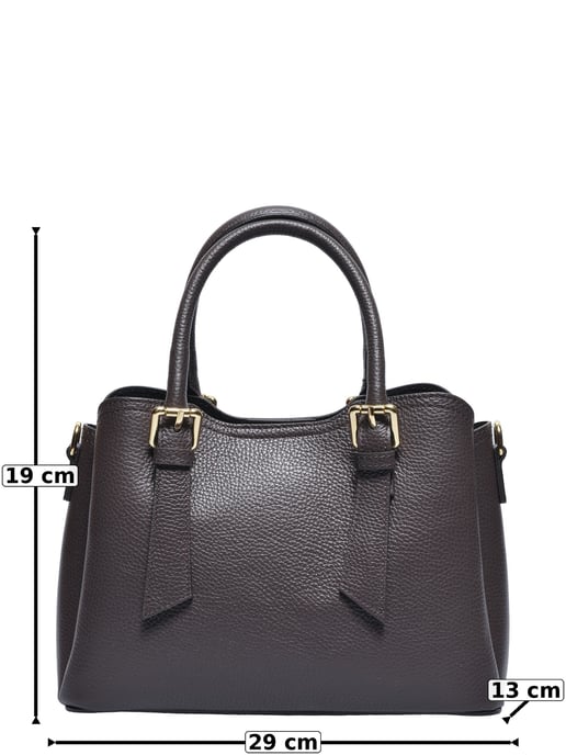 Roberta M Zweifarbig Rindsledertasche - Image 5